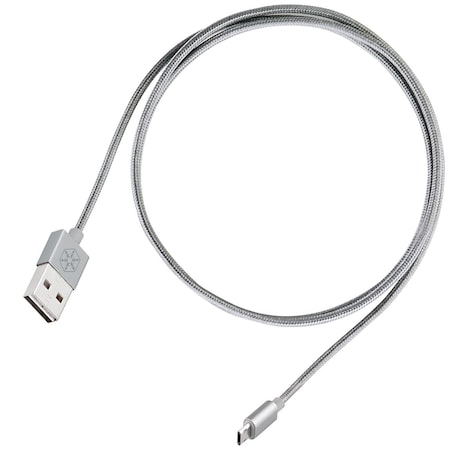 Reversible USB-A To Micro-B Cable - Charcoal